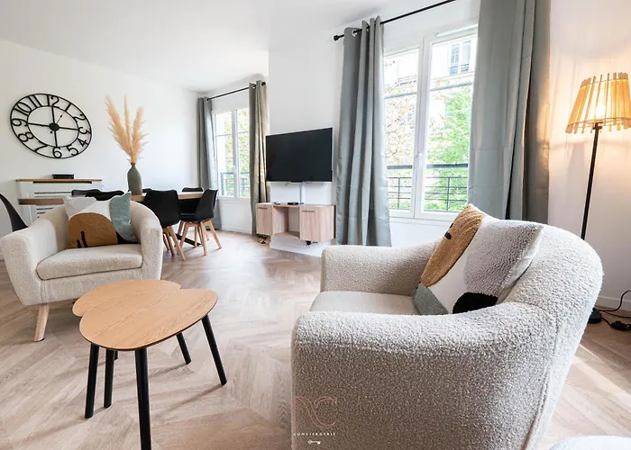 Appartement Disneyland- Cosy 8 Pers, Parking, Wifi Serris
